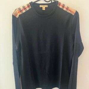 Burberry Men's Long Sleeve Shoulder Check Shirt